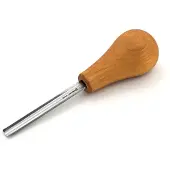 BeaverCraft Palm Chisel P8-08 Straight Rounded Sweep No. 8, 8 mm, handguts