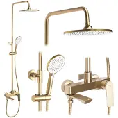 REA Doucheset Avalon Gold Brush