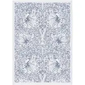 Ekelund Pimpernel theedoek 50x70 cm Blauw
