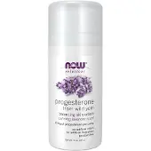 Now Progesteron Balancerende Huidcrème met Lavendel (85 Gram) - voedingssupplement, hormoon - pregnenolon