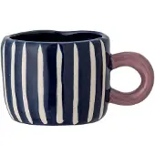 Bloomingville Nini kop 11,5 cl Blauw-gestreept