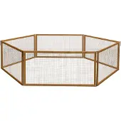 Big Buy Cooking Vrijloopren Vario, afmetingen 120 x 120 x 59 cm, bestaande uit 6 elementen en 6 grondpennen