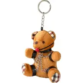 Master Series AH118 - Gagged Teddy Bear Keychain - Brown