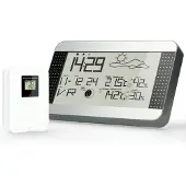 Alecto Weerstation met draadloze sensor Silver - WS-1700