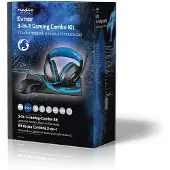Nedis GCK31100BK Gaming Combo Kit - Koptelefoon, Muis en Muismat