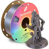 Polymaker CA02018 Panchroma Starlight Filament PLA kunststof Kleurverandering, Meerkleurig 1.75 mm 1000 g Starlight Mercury, Zilver 1 stuk(s)