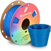 Polymaker CA04038 Panchroma Matte Filament PLA kunststof Mat, Gering kunststofgehalte 1.75 mm 1000 g Sapphire Blue, Blauw 1 stuk(s)