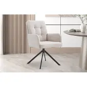 Molecule Stoel Granada Draaibaar Stof Beige