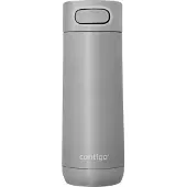 CONTIGO Luxe Autoseal thermosbeker, roestvrijstalen beker-to-go, isoleerfles, lekvrije beker, vaatwasserbestendig, koffiebeker met Easy-Clean-deksel, BPA-vrij, 470 ml | Stainless Steel