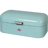 Wesco Grandy Broodtrommel | 10 Liter - Maat L | Metaal - Mint | Keukenopslag