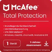 McAfee Total Protection [1 apparaat - 1 jaar]