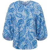 s.Oliver Blouse blauw / azuur / wit