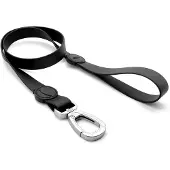 Morsø hondenriem waterproof gerecycled black zwart 120x1,5 cm