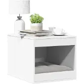 vidaXL Kattenbakkast 47x59x42 cm bewerkt hout wit