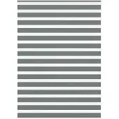 vidaXL Zebra rolgordijn 155x230 cm stofbreedte 150,9 cm donkergrijs