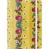Uitgeverij Karmijn Carmyne's Journal A5 Tomoe River Notitieboek - Yellow & Flowers