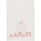 Arabia Moemin Handdoek 50x70 Cm Liefde - Handdoeken & badhanddoeken Katoen White - 1074028