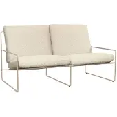 Ferm Living Tuinbank Desert 2-Seater Pure Bouclé Cashmere / Off-White