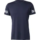 Björn Borg Functioneel shirt navy / wit