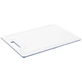 Rotho caruba snijplank 34x25x0.9 cm wit/horizon blauw