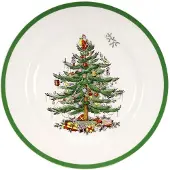 Spode Christmas Tree bord Ø27 cm White-green-red