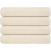 vidaXL Saunahanddoeken FROGN 4 st 80x200 cm 360 g/m² crème