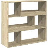 vidaXL Boekenkast / kamerscherm 100x33x94,5 cm sonoma eikenkleurig