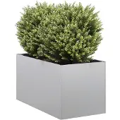 vidaXL Plantenbak 40x80x40 cm gegalvaniseerd staal