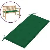 vidaXL Tuinbankkussen 100x50x3 cm oxford stof groen