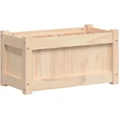 vidaXL Plantenbak 60x31x31 cm massief grenenhout