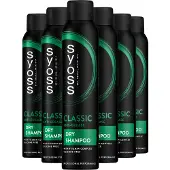 Syoss Anti-Grease - Droogshampoo - Langdurige Frisheid - Zuivert en Verfrist - Versterkt Je Haarstructuur - Voordeelverpakking - 6x200 ml
