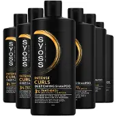 Syoss Curls - Shampoo - Haarverzorging - Gezonde en Veerkrachtige Krullen - Zachte Reiniging - Hydraterend - Versterkt en Voedt - Krullend en Golvend Haar - Voordeelverpakking - 6x440ml