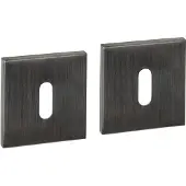 Intersteel Q Sleutelrozetten Verdekt 53x53x6mm PVD Antraciet