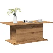 vidaXL Salontafel 102x55,5x40 cm bewerkt hout artisanaal eikenkleur