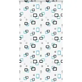 vidaXL Doucherolgordijn met cassette 140x240 cm stofbreedte 136 cm
