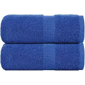 vidaXL Gastendoekjes FROGN 2 st 30x50 cm 360 g/m² blauw