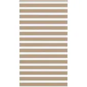 vidaXL Zebra Blind 120x230 cm stofbreedte 115,9 cm polyester zandbruin