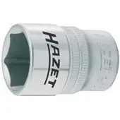 Hazet Dopsleutel 900-12 · 1/2 inch (12,5 mm) vierkant hol · Buiten-zeskant-tractieprofiel · SW 12 mm