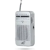 Ltc Audio Retro Lega - Draagbare AM/FM-zakradio - draagbare radio met een telescopische antenne