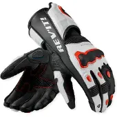 REV'IT! REV’IT! Quantum 3 Wit Neon Rood Handschoenen Maat M