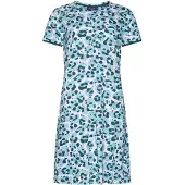 Rebelle Nightdress With Buttons 95 cm Dark Green - Maat 40