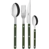 Sabre Paris Bistrot solid bestekset 4-delig Green