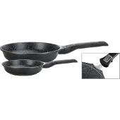 GSW Pannen-set EASY CLICK, 2-delig, 167765, aluminium, ca. 1,2 liter / ca. 2,8 liter
