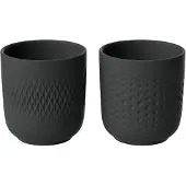 Villeroy & Boch Manufacture Collier kop 2-pack Zwart
