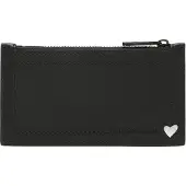 Liebeskind berlin Leren Kaarthouder Black Valentine Sheep Natural Card Holder Black Zwart