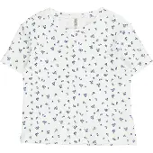 ONLY GIRLS Shirt 'KOGBella' hemelsblauw / donkerblauw / spar / wit