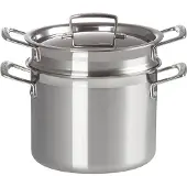 Le Creuset Magnetik Kookpan met Stoominzet Rvs 20cm 5l