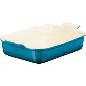 Le Creuset Heritage ovenschaal 26 cm Deep teal
