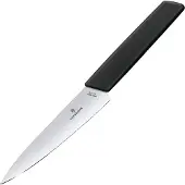 Victorinox Swiss Modern Slim Kitchen Knife 15cm, zwart