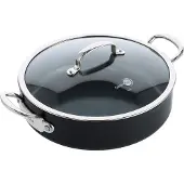 Greenpan Barcelona pro hapjespan met glasdeksel, 30cm